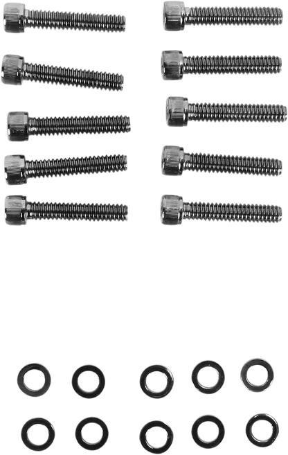 DRAG SPECIALTIES Bolt Kit - Knurled - Camshaft Cover MK373BK