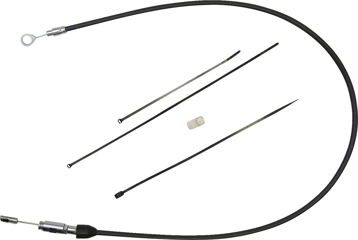 DRAG SPECIALTIES Cable de embrague - Superior - 36" - Negro/Cromo 4323402HE