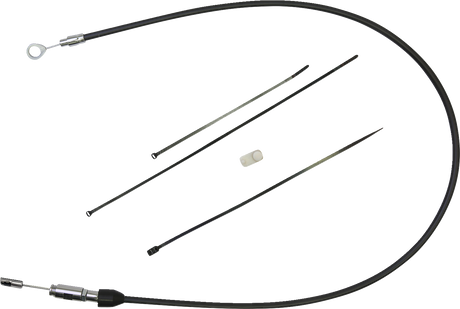 DRAG SPECIALTIES Clutch Cable - Upper - 36" - Black/Chrome 4323402HE
