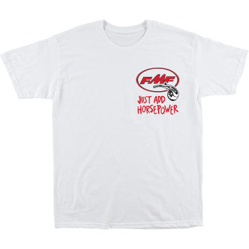 FMF Tee Horsepower Wht 2x SP26118909WHT2X