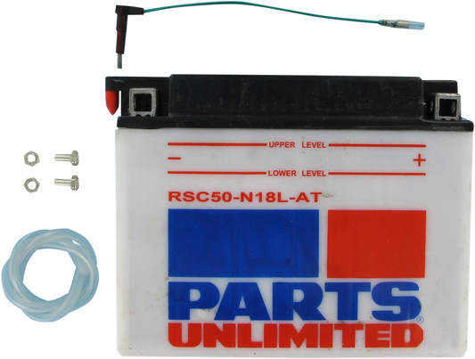 Parts Unlimited Battery - Rsc50n18lat With Sensor Sc50-N18l-At