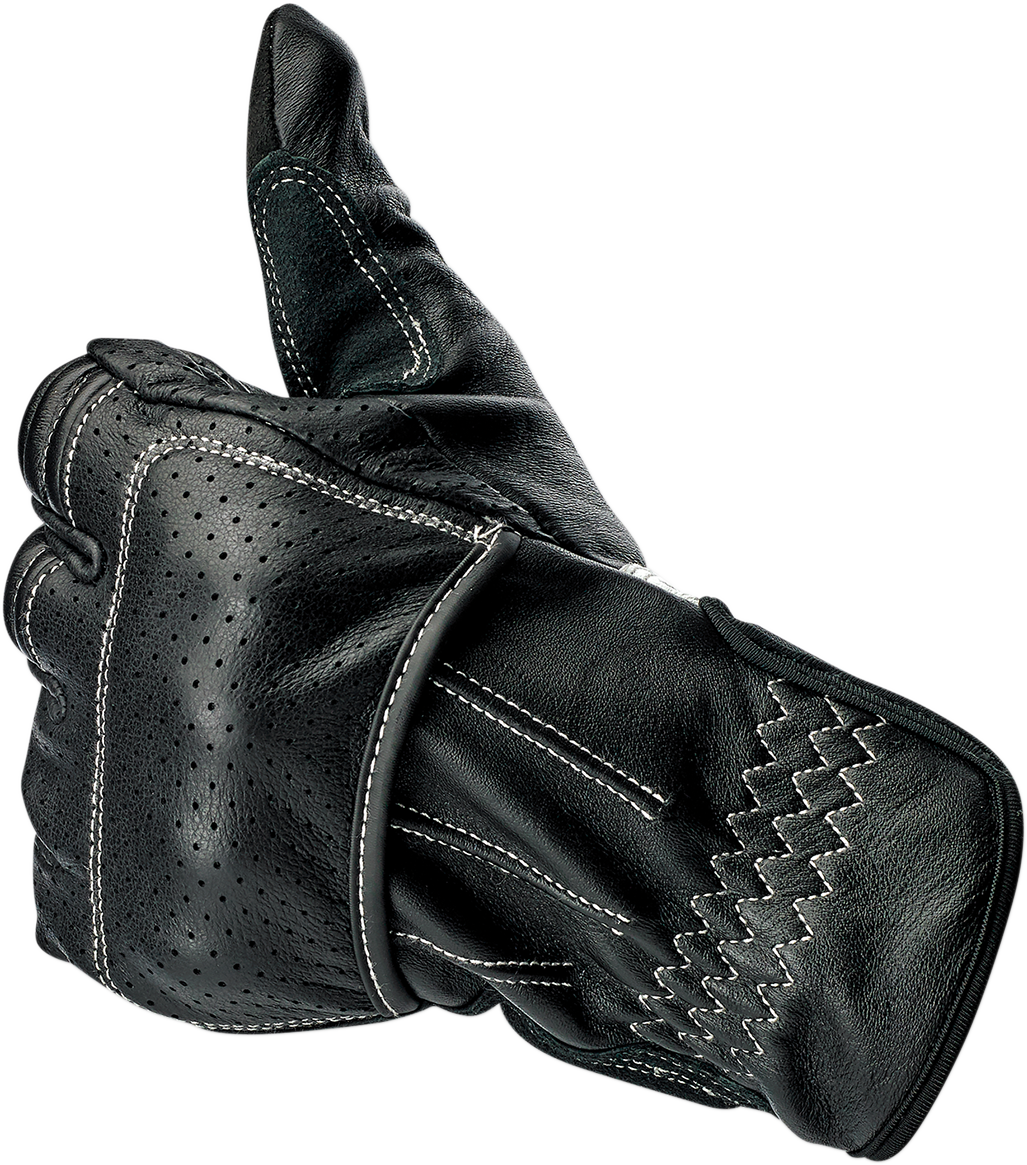 BILTWELL Borrego Gloves - Black/Cement - Large 1506-0104-304