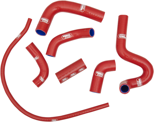 SAMCO SPORT Radiator Hose Kit - Red - Ducati DUC8-RD