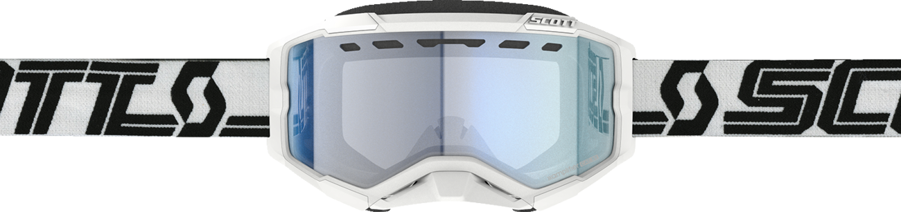 SCOTT Fury Snow Goggles - White/Black - Blue 278605-1035107