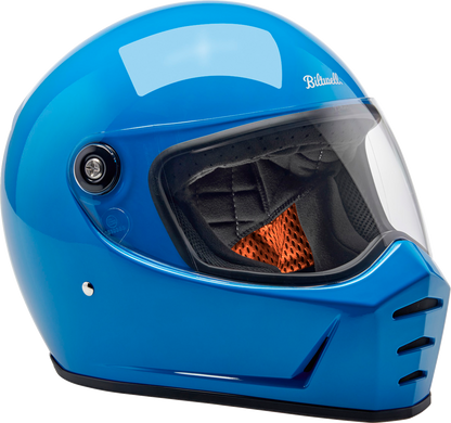 BILTWELL Lane Splitter Helmet - Gloss Tahoe Blue - Small 1004-129-502