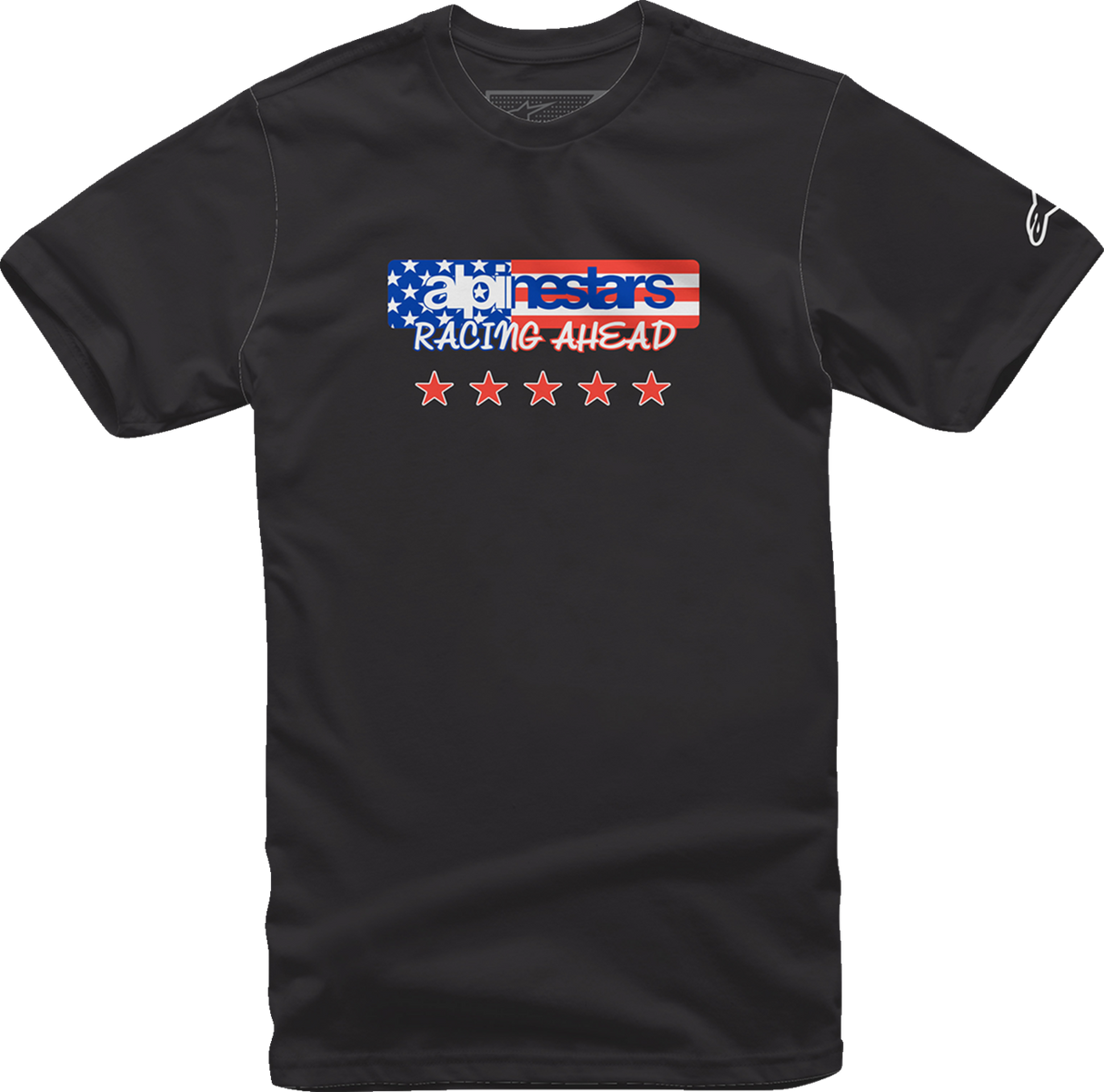 IN STOCK ALPINESTARS USA Again T-Shirt - Black - Medium 12137261010M