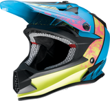 Z1R Youth F.I. Helmet - Fractal - MIPS - Matte Blue/Hi-Viz - Small 0111-1514