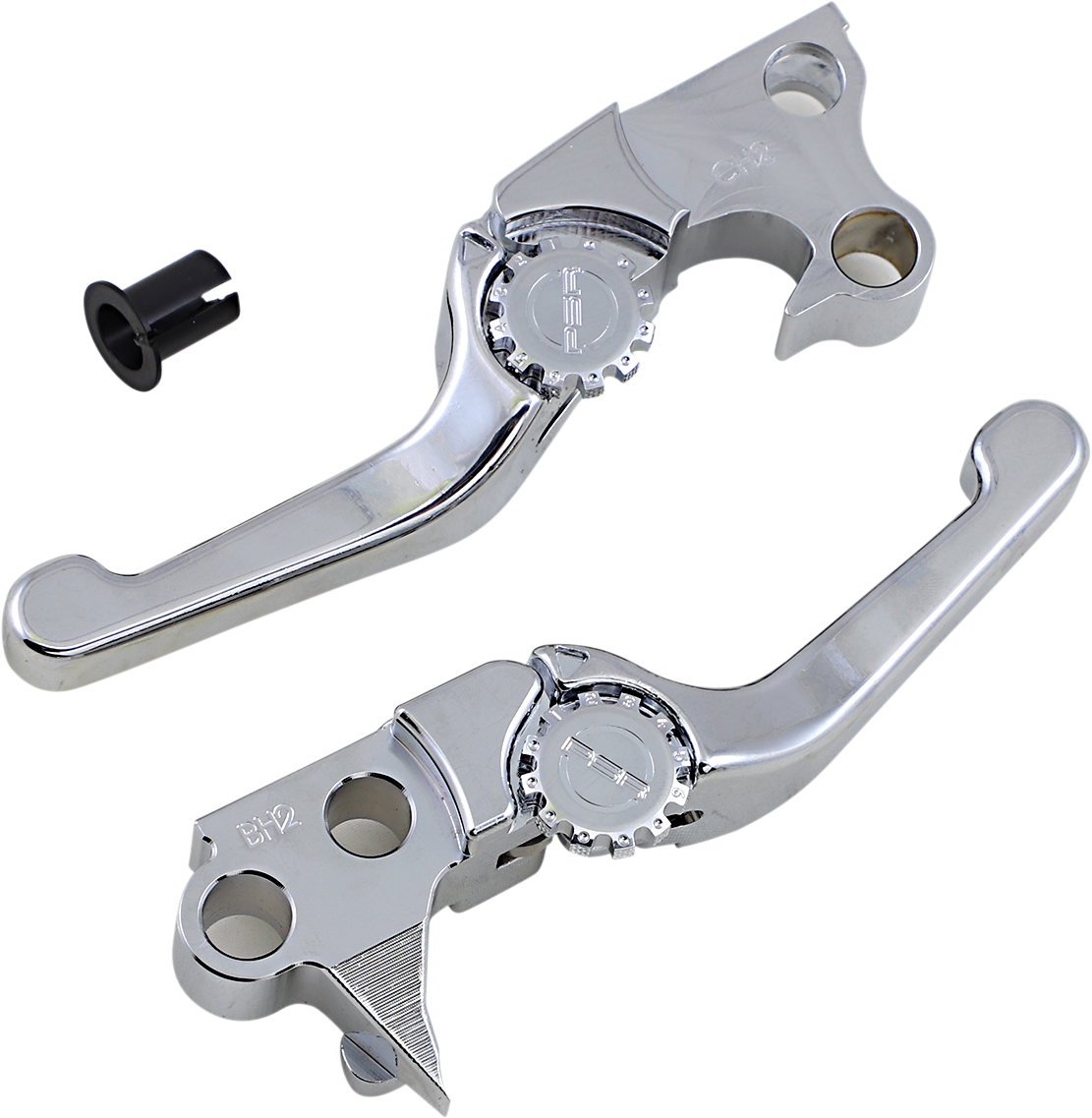 POWERSTANDS RACING Lever Set - Anthem - Shorty - Chrome 12-01651-20