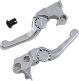 POWERSTANDS RACING Lever Set - Anthem - Shorty - Chrome 12-01651-20