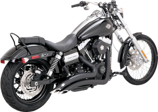 VANCE & HINES Big Radius Exhaust System - Black Low Rider   43371