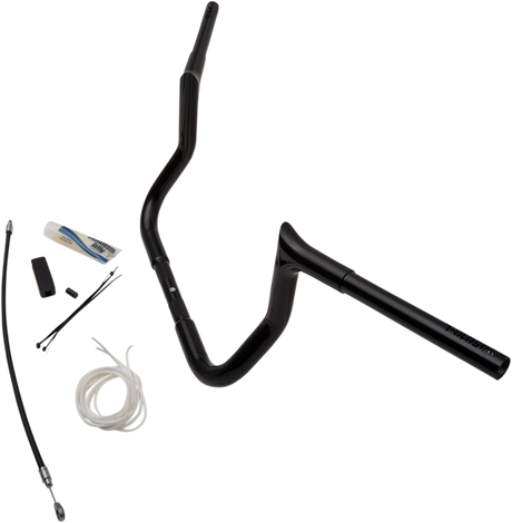 FAT BAGGERS INC. Handlebar Kit - Pointed Top - 10" - Black 909110-B