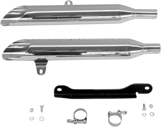 Silenciadores COBRA Slashcut - Cromado - Roadstar 1600/1700 2171SC 