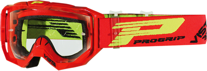 PRO GRIP 3303 Vista Goggles - Red - Clear PZ3303RO