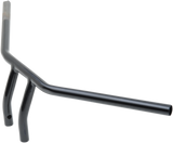 Manillar DRAG SPECIALTIES - Barra en T - Perforado/con hoyuelos - 6" - Negro 0601-4225