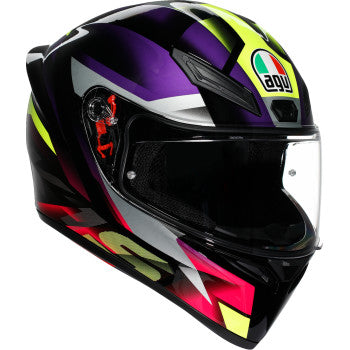 AGV K1 S Helmet - Fastlap - Black/Purple/Pink - Large 2118394003-065-L