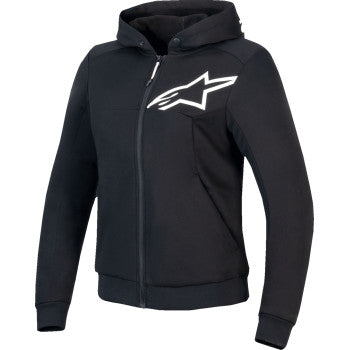 ALPINESTARS Stella Chrome v2 Sport Hoodie - Black/White - 2XL 4210225-12-2XL