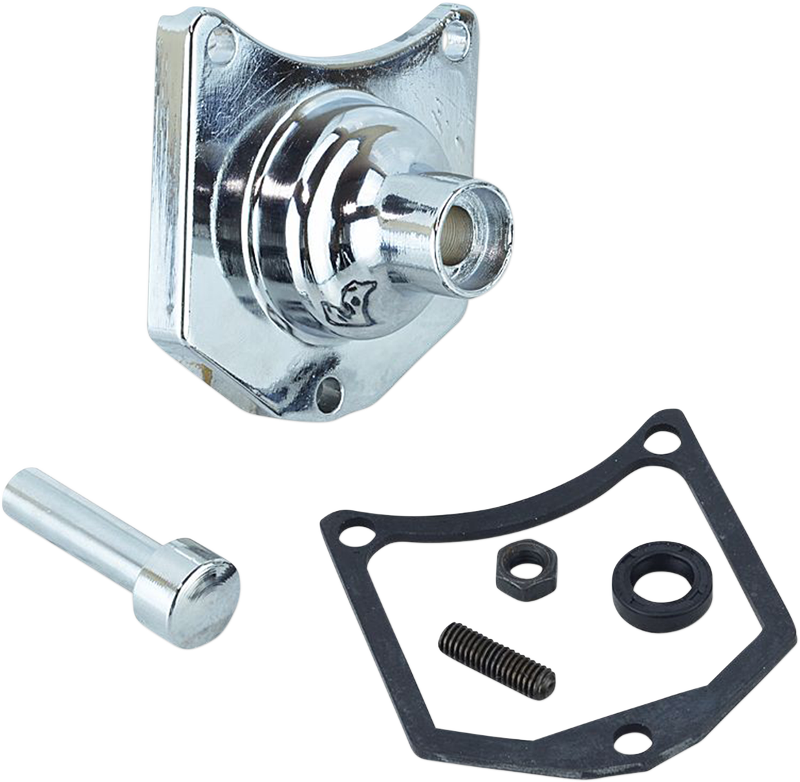 DRAG SPECIALTIES Solenoid End Cover - Starter Button - Chrome 79-4000