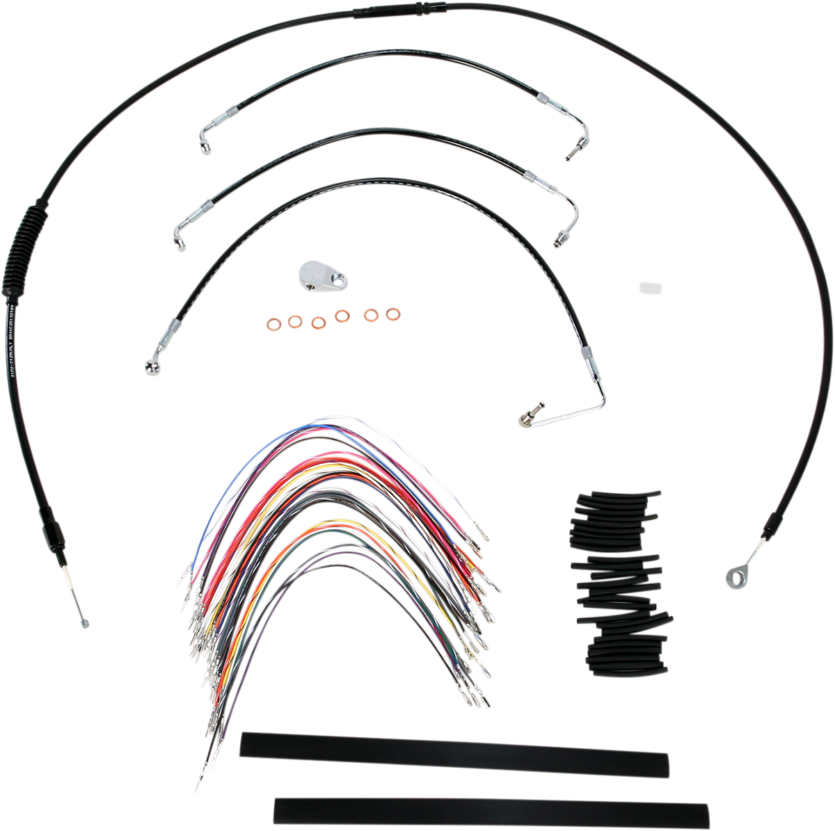 BURLY BRAND Control Kit - 13" Ape Hanger Handlebars B30-1032