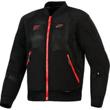 ALPINESTARS Flight Air Jacket - Black/Bright Red - 4XL 3300726-1303-4XL