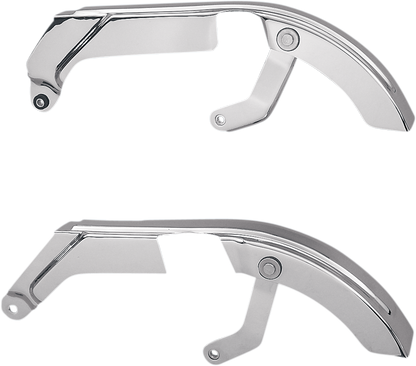 DRAG SPECIALTIES Upper Belt Guard - 87-94 FXR/FXRS/FXRS-SP - Chrome 32-0191A-BX-LB2