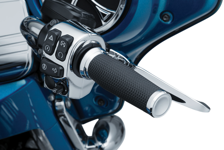 KURYAKYN Grips - Thresher - Harley Davidson - TBW - Chrome 5942