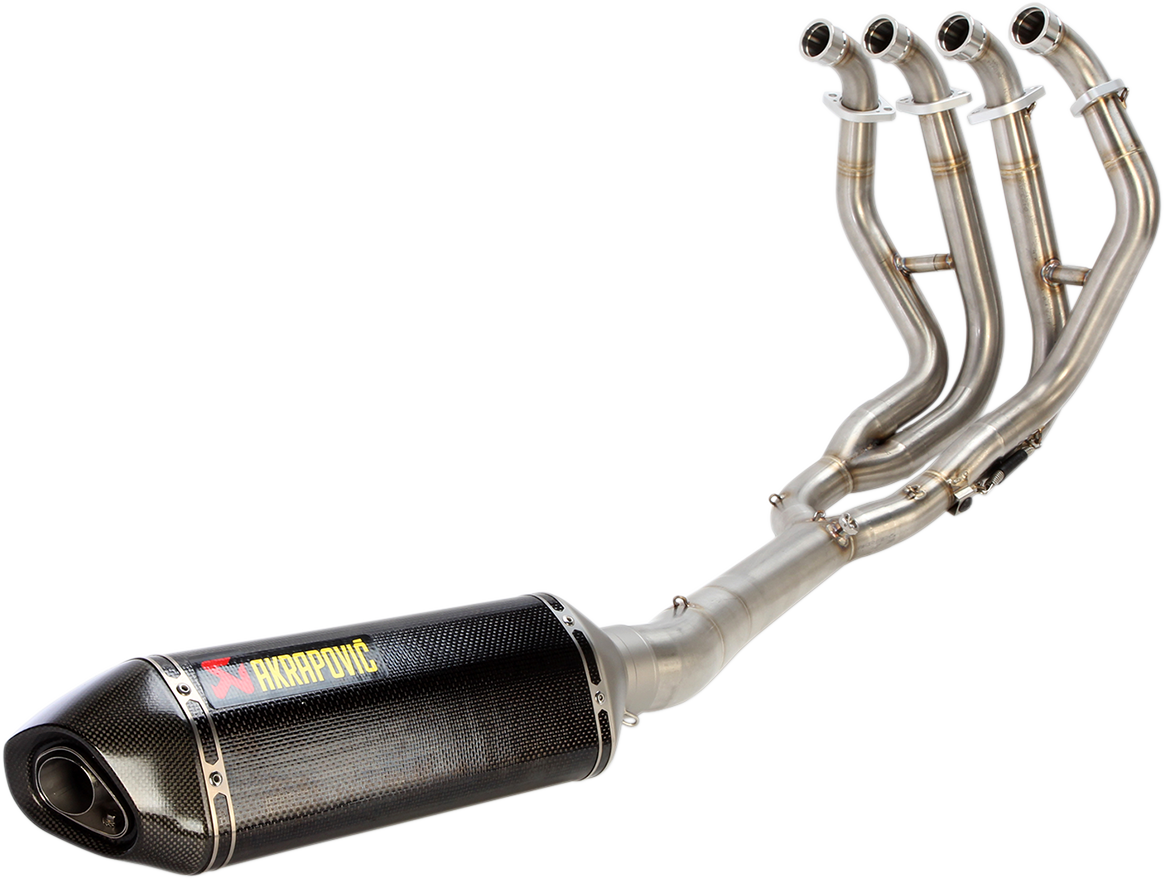 AKRAPOVIC Race Exhaust - Stainless Steel/Carbon Fiber GSX 1300 R Hayabusa 2008-2020 S-S13R2-RC 1810-1517