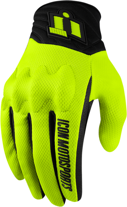 ICON Anthem 2 CE™ Gloves - Hi-Vis - Large 3301-3673