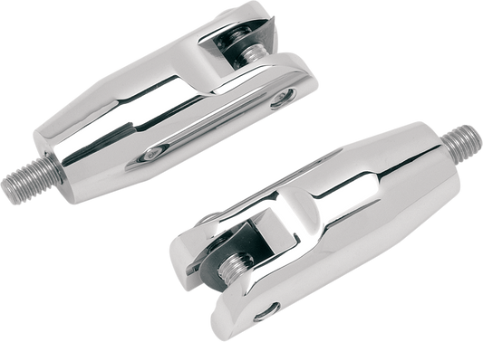 ACCUTRONIX Rear Footpeg Mount - Chrome - FLHT '93+ FPMT501-C