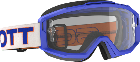 SCOTT Split OTG Goggles - Blue/White - Clear Works 285537-1029113