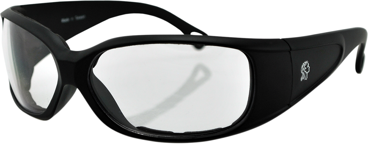 ZAN HEADGEAR Colorado Sunglasses - Matte Black - Clear EZCO001C