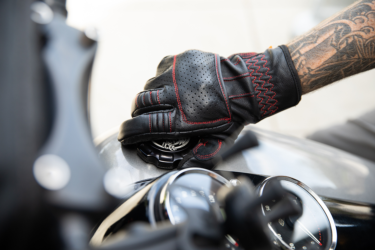 BILTWELL Borrego Gloves - Redline - XL 1506-0108-305