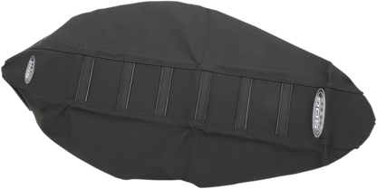 SDG 6-Ribbed Seat Cover - Black Ribs/Black Top/Black Sides 95935