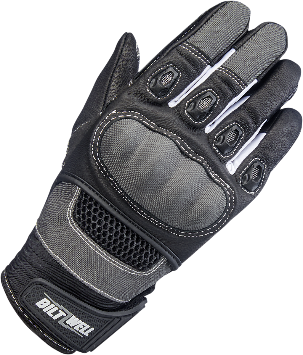 BILTWELL Bridgeport Gloves - Gray - XS 1509-1101-301