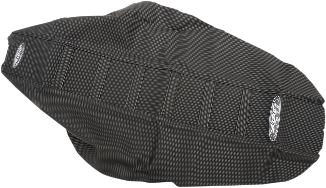 SDG 6-Ribbed Seat Cover - Black Ribs/Black Top/Black Sides 95916