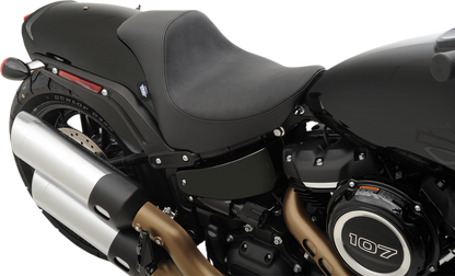 DRAG SPECIALTIES EZ-Solo Seat - Smooth - Vinyl - FXFB/S '18-'22 ACT EZ-ON STYLE 0802-1126