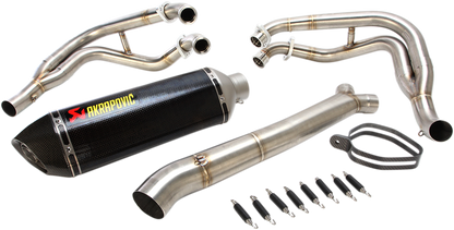 AKRAPOVIC Race Exhaust - Stainless Steel/Carbon Fiber GSX 1300 R Hayabusa 2008-2020 S-S13R2-RC 1810-1517