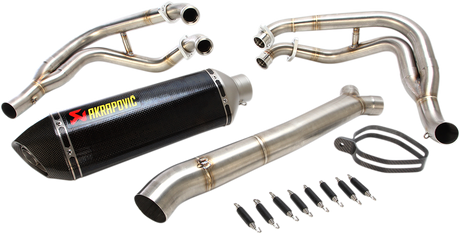 Escape de carrera AKRAPOVIC - Acero inoxidable/Fibra de carbono GSX 1300 R Hayabusa 2008-2020 S-S13R2-RC 1810-1517 