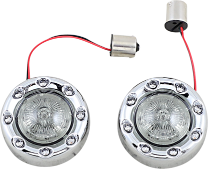 CUSTOM DYNAMICS Bullet Turn Signal 1156 - Chrome - Smoke Lens PB-BR-RR 56-CS