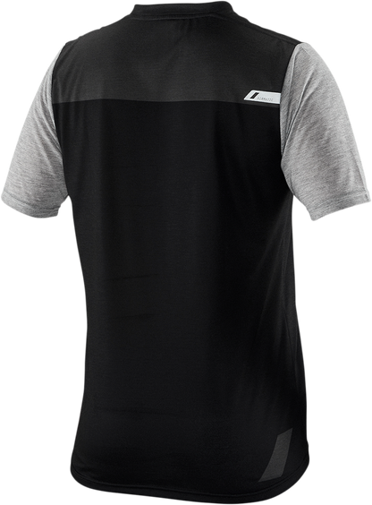 100% Airmatic Jersey - Short-Sleeve - Black/Charcoal - Small 41312-057-10