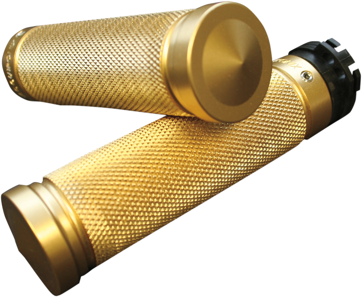 ACCUTRONIX Grips - Knurled - Brass GR100-K5