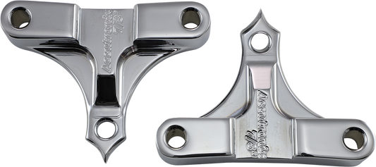 ACCUTRONIX Hot Legs/Bagger Legs Fender Spacers - Chrome - 0.875" Spacer - For 5.5" Width Fender TFS49-NF7/8C