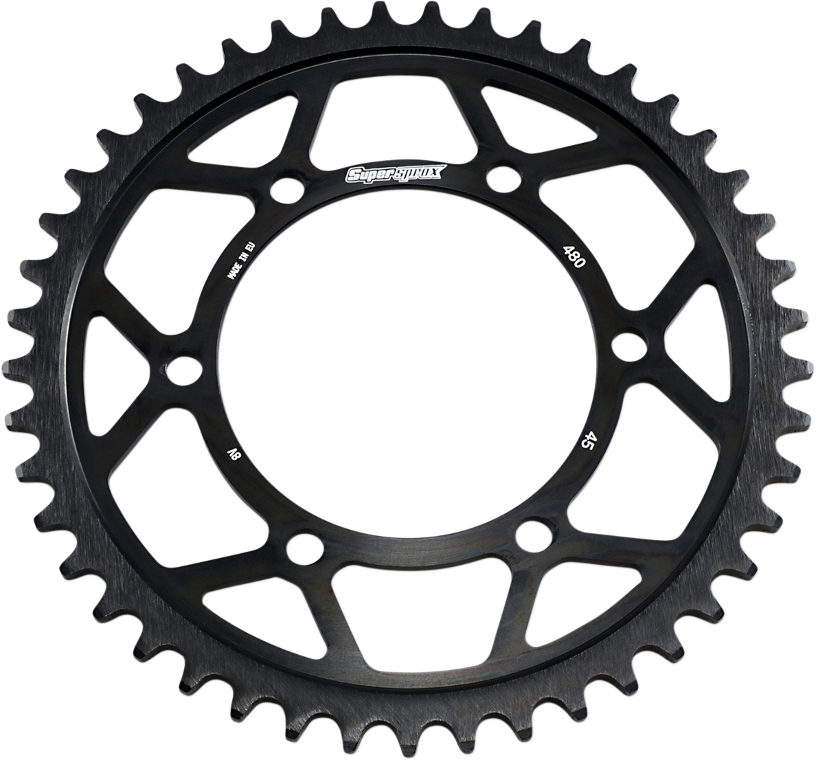 SUPERSPROX Edge Rear Sprocket - Black - 45 Tooth RFA-480-45-BLK