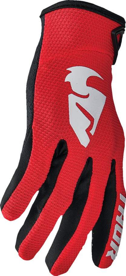 THOR Youth Sector Gloves - Red/White - 2XS 3332-1743