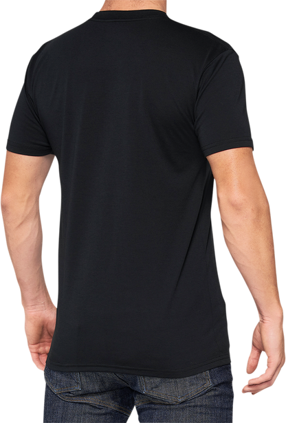 100% Athol Tech T-Shirt - Black - Small 35025-001-10