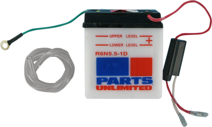 Parts Unlimited Conventional Battery 6n5.5-1d