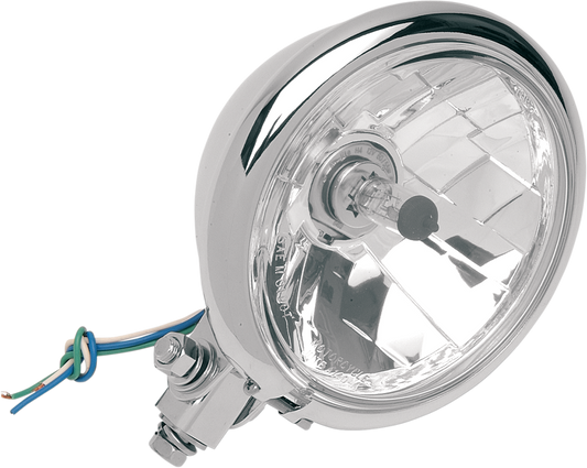 DRAG SPECIALTIES Bottom Mount Springer Headlight - 5-3/4" - Chrome 20-6035WI