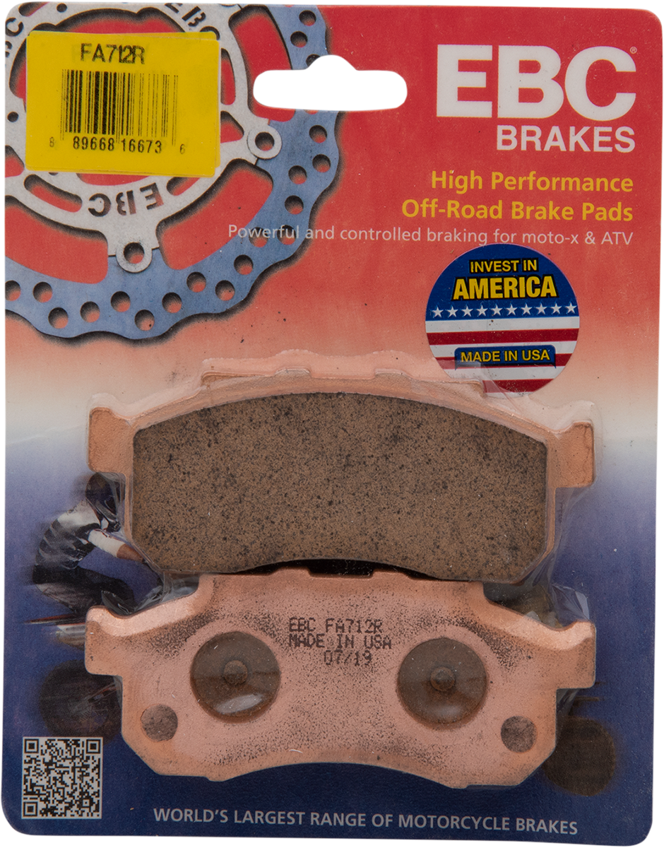 EBC Sintered "R" Brake Pads FA712R