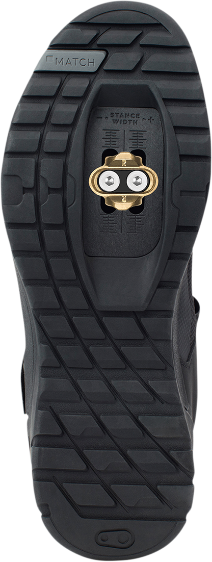 CRANKBROTHERS Mallet E BOA® Shoes - Black/Gold - US 8 MEB01080A-8.0