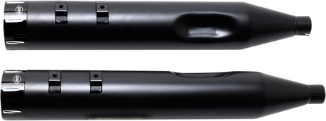 S&S CYCLE 4.5" Mufflers - Black with Black Tracer 550-0625