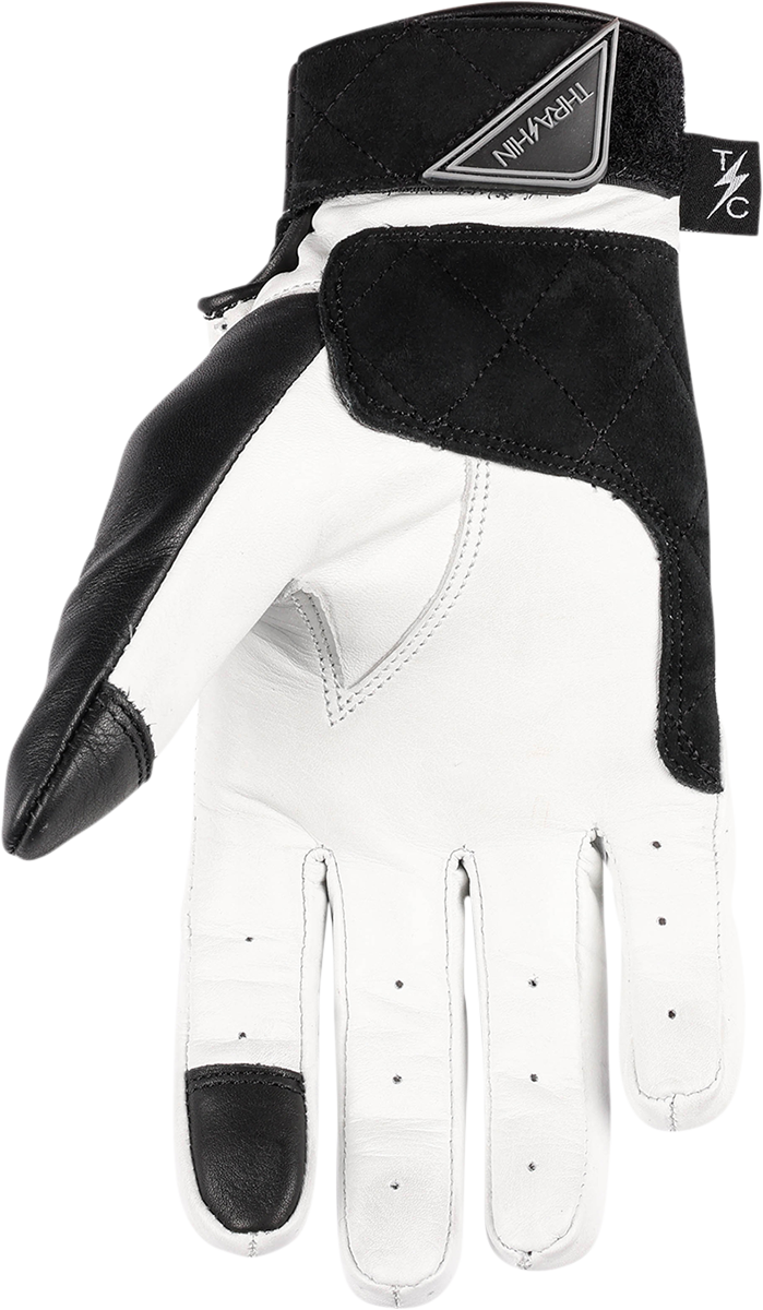 THRASHIN SUPPLY CO. Boxer Gloves - White - Small TBG-00-08